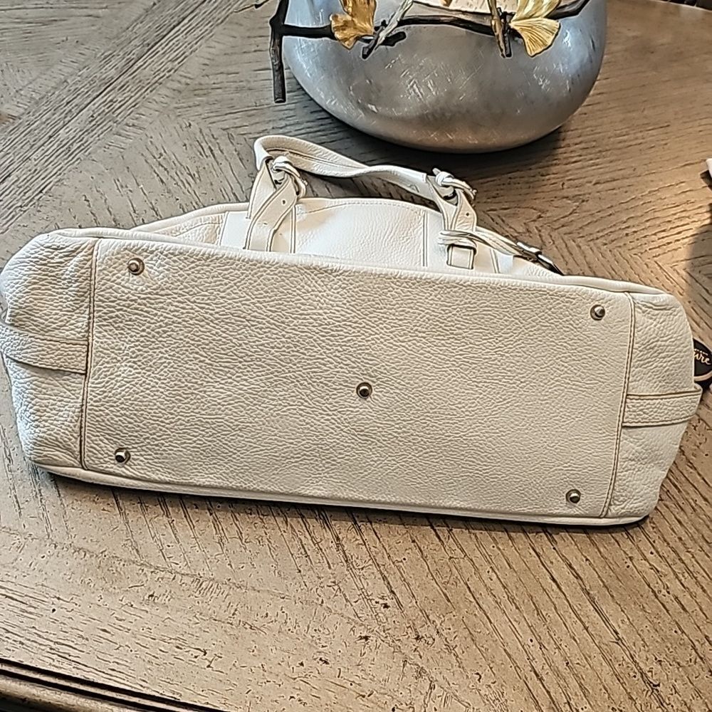 Off white Furla leather purse handbag - Picture 12 of 14